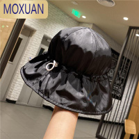 MOXUAN网红款抽绳盆帽韩版户外遮阳速干防水轻薄日系潮春夏天渔夫帽子女