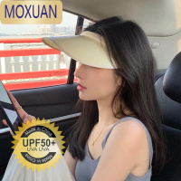 MOXUAN赵露思同款抽绳运动帽子女夏季薄款透气遮脸防晒盆帽渔夫太阳帽潮