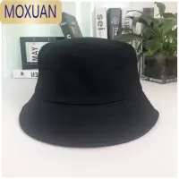 MOXUAN肖战王一博同款纯色渔夫帽子男ulzzang情侣遮阳防晒盆帽女ins韩版