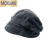 MOXUAN漏电男友家2022年新款纽扣渔夫帽子卡扣设计感水桶帽包头遮脸盆帽