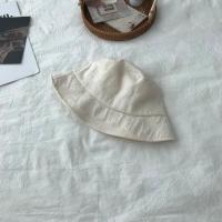 MOXUAN西本/肌理感褶皱春秋薄款时尚百搭防晒渔夫帽子女网红ins遮阳盆帽