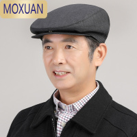 MOXUAN中老年人帽子男士秋冬季鸭舌前进帽薄老人爷爷老头春夏休闲爸爸帽