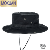 MOXUAN奔尼帽男女钓鱼防晒圆边帽韩国户外休闲登山渔夫帽子大沿盆帽