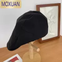 MOXUAN夏季薄款透气前进帽女士时尚贝雷帽韩版潮复古鸭舌帽mona同款帽子