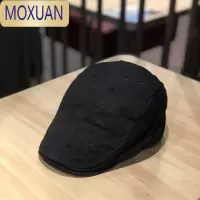MOXUAN帽子女韩版潮春夏破洞时尚前进帽男女夏季街头中青年贝雷帽鸭舌帽