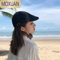 MOXUAN春季时尚复古前进帽女百搭贝雷帽韩版潮夏天鸭舌帽网红同款帽子女