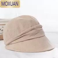 MOXUAN日系夏季薄款百搭帽子女韩版潮贝雷八角帽黑色画家帽遮阳鸭舌帽女