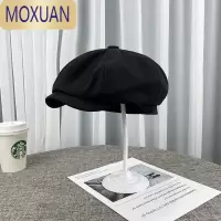 MOXUAN贝克汉姆同款帽子男英伦贝雷帽夏天男士复古八角帽女夏季潮防晒帽
