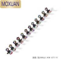 MOXUAN迷你小号抓夹抓卡儿童发抓小巧精致碎发夹子头饰水钻梅花小发夹女