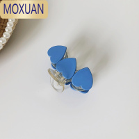 MOXUAN奶油芝芝の韩国儿童抓夹荧光色爱心发饰马卡龙可爱后脑勺鲨鱼夹