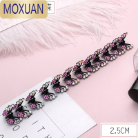 MOXUAN韩国发饰儿童刘海夹边夹梅花朵水钻小抓夹发夹小号爪夹发夹子头饰