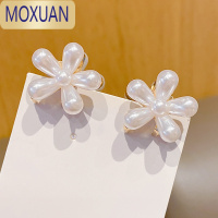 MOXUAN珍珠花朵小抓夹公主女童宝宝可爱小花夹子头饰儿童发夹盘发装饰品