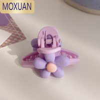 MOXUAN儿童长春花蓝小抓夹小女孩可爱超萌后脑勺发夹女童侧边碎发刘海夹头饰