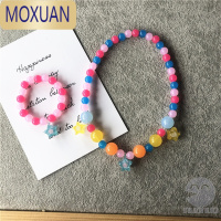 MOXUAN宝宝女童女孩儿童首饰配饰果冻色可爱休闲项链毛衣链舒适可亲子