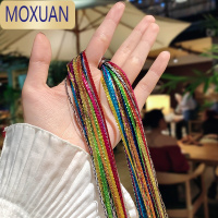 MOXUAN儿童辫子扎头发女脏辫发绳器编发彩绳头饰彩带彩色细发带头绳七