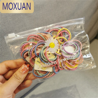 MOXUAN儿童小头绳日常扎头发橡皮筋不伤发小号女童毛绒发绳宝宝弹力发圈头饰