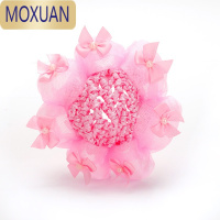 MOXUAN头饰头花儿童跳舞盘发网兜韩国小清新演出芭蕾舞蹈丸子头网套