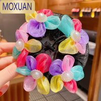 MOXUAN发网儿童头花女童小女孩丸子头盘发网兜芭蕾舞舞蹈发饰头饰夏季女