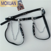 MOXUAN暗黑个性朋克机车风腰带女夏腰链背带配JK连衣裙子收腰嘻哈装饰酷