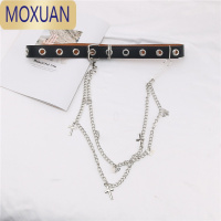MOXUAN链条腰带十字蝴蝶女酷ins裤链配饰朋克风牛仔裤皮带网红装饰嘻哈