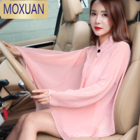 MOXUAN沙滩防晒披肩女开车器空调房披风斗篷夏仙旅游拍照丝巾夏季薄款