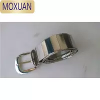 MOXUAN全金属不锈钢腰带铁腰带金属皮带自卫武器户外装备皮带青年潮