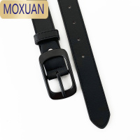 MOXUAN复古黑扣皮带女简约百搭韩国学生潮流时尚个性裤腰带男装饰牛仔裤