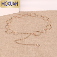MOXUAN金色六边形腰链女ins风时尚配饰jk连衣裙子衬衫西装腰带装饰收腰