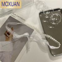 MOXUAN珍珠编织松紧腰链女配衬衫西装百搭连衣裙装饰细腰带汉服配饰腰封