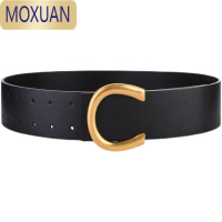 MOXUAN时尚毛呢大衣腰带女装饰百搭配裙子风衣西装腰带女装饰腰封黑