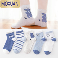 MOXUAN恐龙款男童春夏季薄款春秋袜宝宝男孩男宝小童儿童袜子