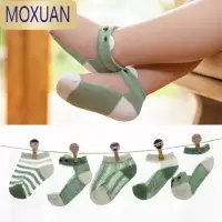 MOXUAN婴儿袜子夏季超薄款新生儿宝宝夏天网眼透气儿童水晶丝袜短袜