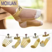 MOXUAN宝宝袜子夏季薄款网眼新生婴儿袜子春秋船袜男女儿童短袜可爱