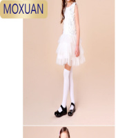 MOXUAN儿童高筒袜长筒袜女童中筒袜男童运动袜学生袜条纹过膝盖袜子