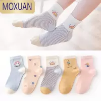 MOXUAN春夏季女童中筒儿童袜春季夏天薄款女宝宝大童袜子