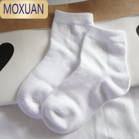 MOXUAN儿童白色中筒袜学生男女童白袜子网眼透气短袜宝宝袜薄款夏季