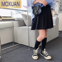 MOXUAN儿童袜子夏薄款天丝袜幼儿园男女童小腿袜学生校服中筒袜防滑