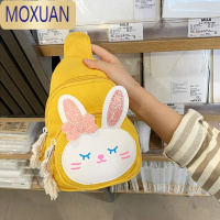 MOXUAN儿童包包女可爱斜挎包2020秋季新款兔子卡通帆布包洋气胸包腰包潮