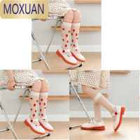 MOXUAN儿童袜子夏季薄款女童中筒袜冰丝短袜半筒小腿袜防蚊袜宝宝丝袜