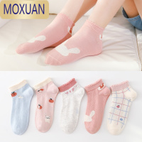 MOXUAN春秋款袜大童儿童女童女袜子2船袜1女孩岁短袜男童宝宝