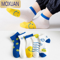 MOXUAN儿童袜子春夏薄款男童女童宝宝网眼袜短袜小孩透气船袜夏天