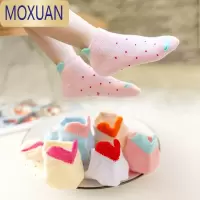 MOXUAN儿童袜子春夏薄款宝宝男童袜春秋女童夏季薄短袜网眼船袜女夏