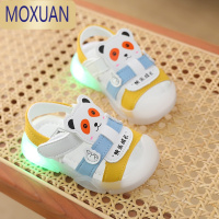 MOXUAN新款夏季女宝宝凉鞋男童沙滩软底0-2岁1婴儿学步鞋子透气6-24个月