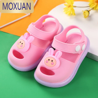 MOXUAN男童凉鞋2022年新款夏季男女宝宝儿童塑料防滑软底小童婴儿学步鞋