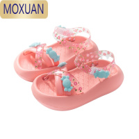 MOXUAN儿童凉鞋夏女童2022新款软底水晶可爱公主鞋外穿小女孩宝宝沙滩鞋
