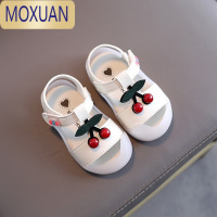 MOXUAN2021新款夏季女宝宝凉鞋小童公主透气防滑软底韩版小女孩童鞋樱桃