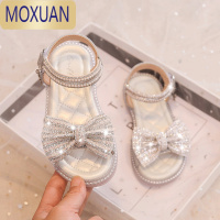 MOXUAN水晶鞋女童凉鞋2022夏季新款软底炸街爱莎公主宝宝小中大儿童鞋子