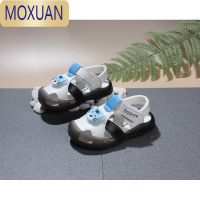 MOXUAN宝宝包头凉鞋男夏季婴儿软底0-1-3岁学步鞋子男童小童沙滩鞋亮灯