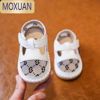 MOXUAN夏季男童凉鞋2022新款1-3岁宝宝学步鞋软底透气女婴儿包头鞋子0