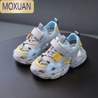 MOXUAN儿童运动凉鞋男童宝宝包头2022夏季新款女童鞋小童网面镂空沙滩鞋